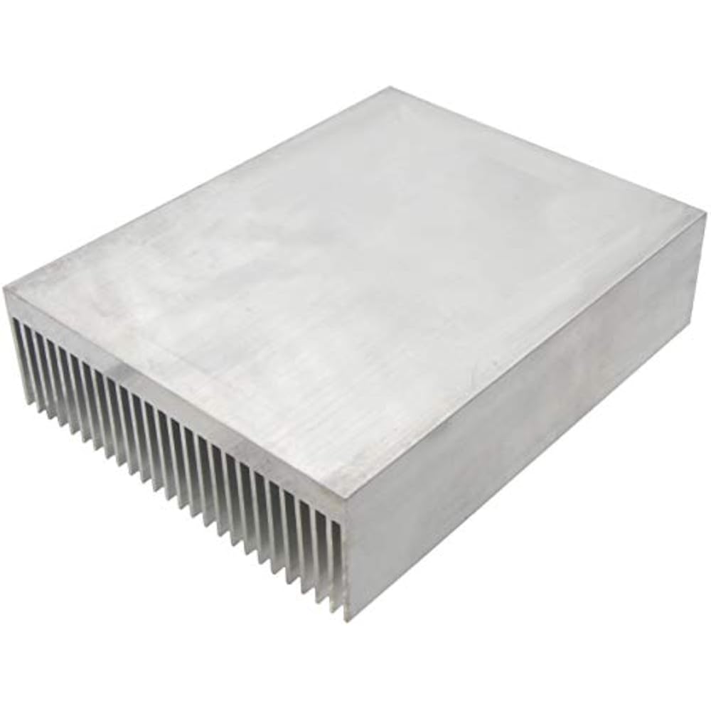Audio fan heatsink aluminum heatsink 80mm x 100mm x 27mm silver 1 piece