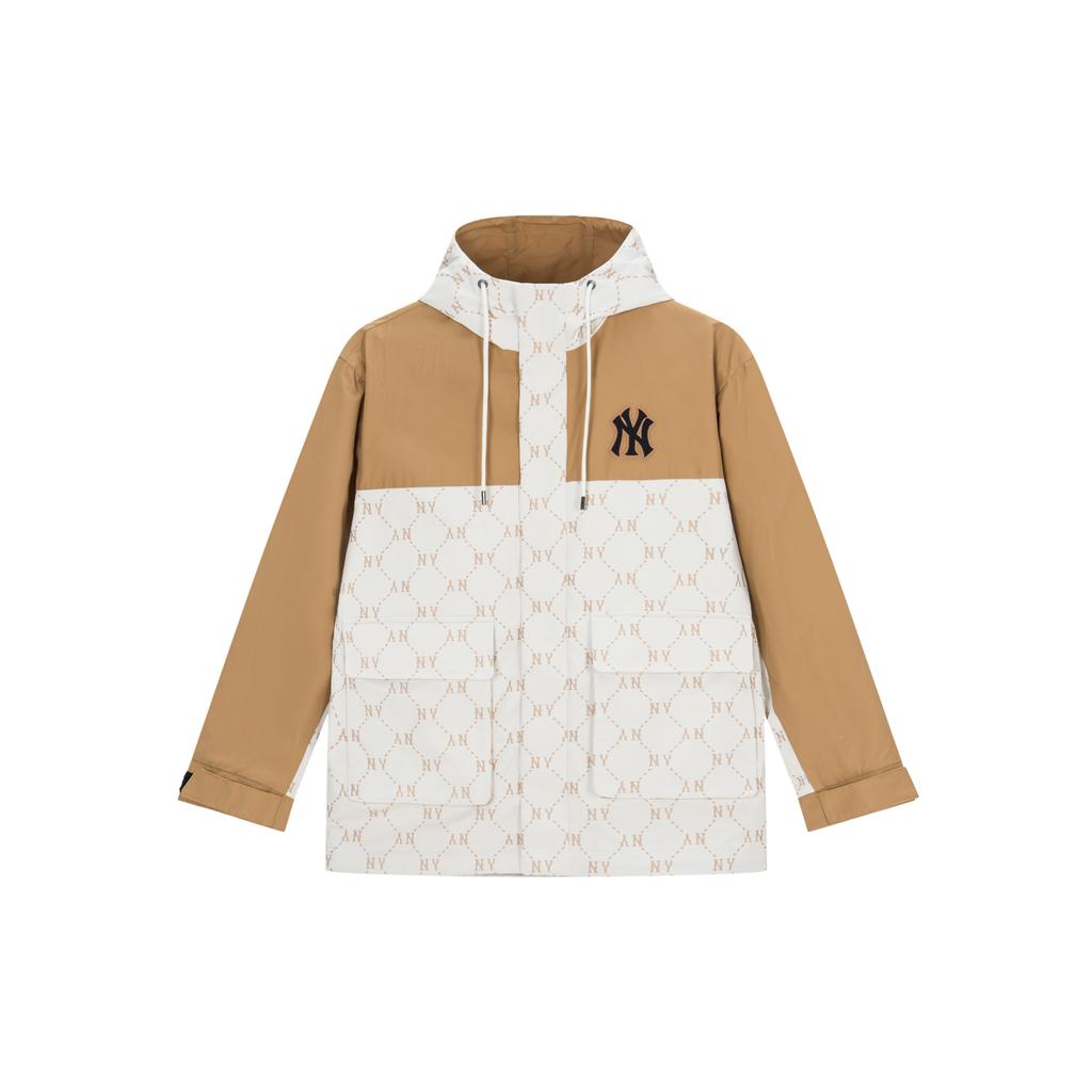 New MLB New York Yankees Jackets Man Cream 3AWJM0241-50CRS