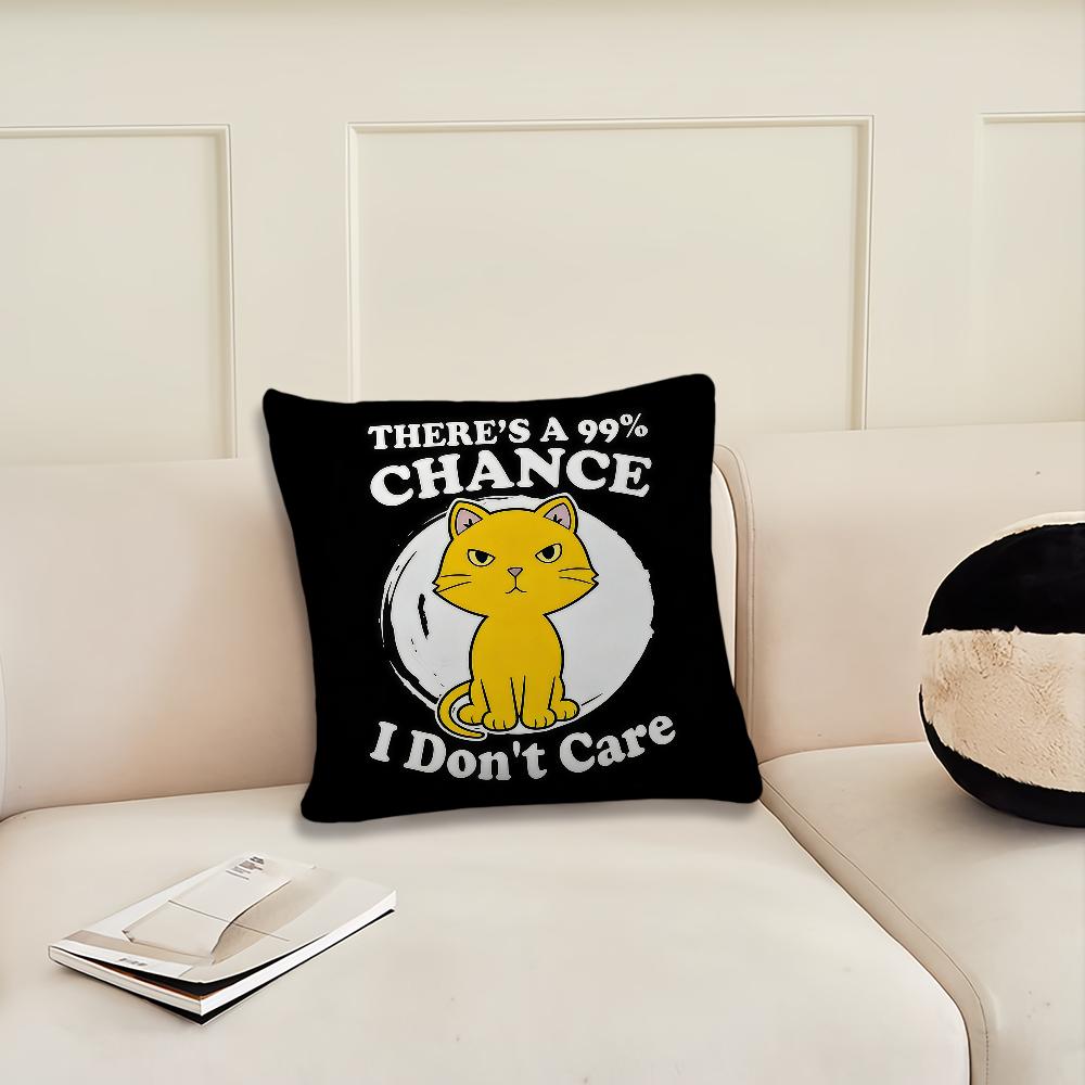 I Probably Don't Care About The cushion cover Pillow Cover Decoration Room Home Sofa living Office Car Nordic Simplicity