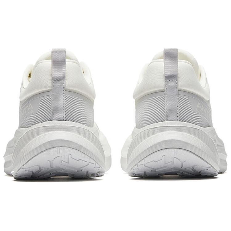 Anta Le Dao Comfortable Versatile Shock Absorbing Lightweight Low Top Casual Running Shoes Women Sneaker White Gray 122517719-1