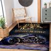 Harley-davidson Motorcycles Customize Text Carpet Design for Bedrooms Dormitory Game Room Decorate Room Antislip Carpet Office Home Decor