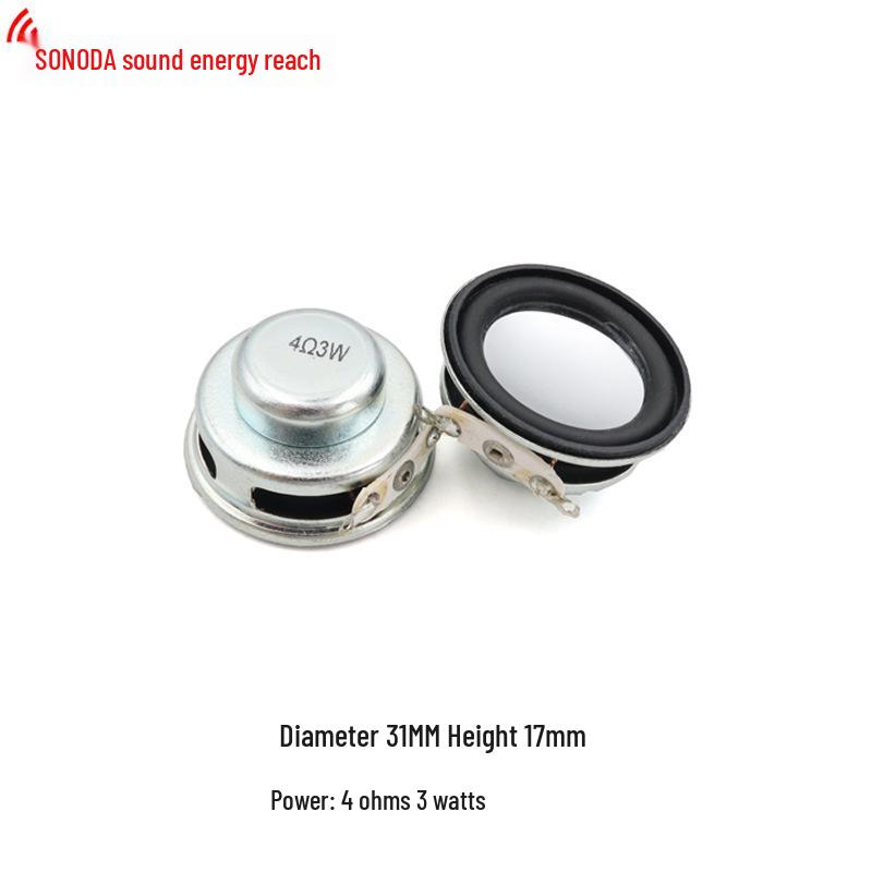 High Power 4 Ohm 3W & 5W Full Range Mini Speaker Horn (Sizes: 31/36/40/45/50/4040/5252)