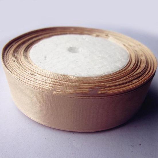 1Inch Wide Color Satin Ribbon Sewing 25Yards Wedding Birthday Party Supply Decor