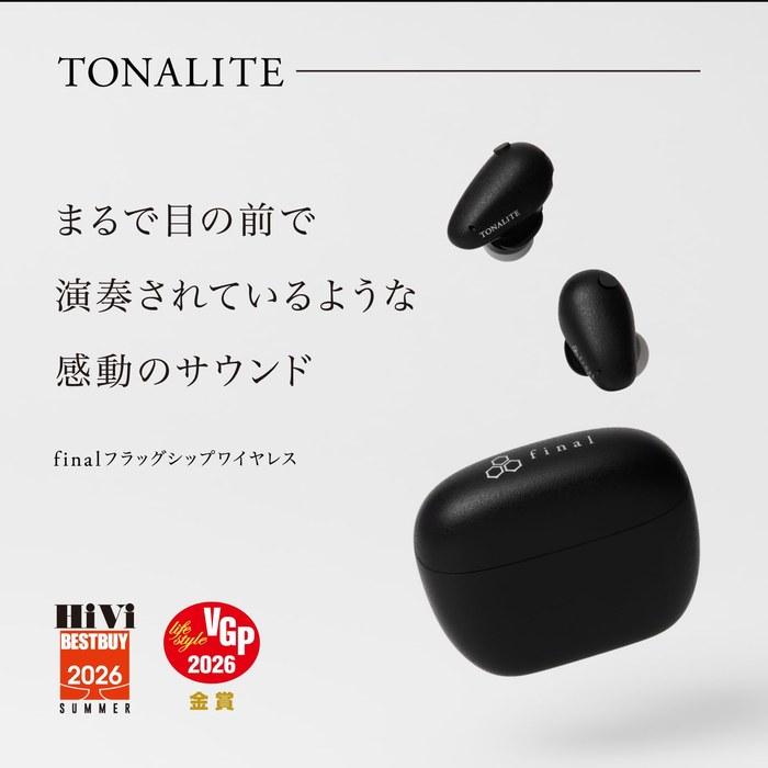 final TONALITE Wireless Earbuds - Black