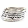 Silver Multi-layer Bohemian Bangle Set – Retro Carved & Stackable Ethnic Style Bracelets