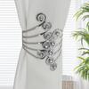 1/2PCS Curtain Fixing Clips Shining Curtain Ties Luxury Home Decoration Artistic Curtain Hooks Exquisite Gold/Silver