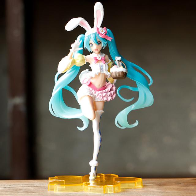 Non-Toxic New Anime Blue Miku Sakura Ghost Pvc Action Figures Children Model Toys Collecting Gifts For Children Dress Wedding Spring