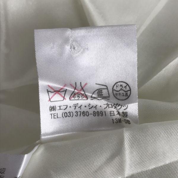 4℃ Made in Japan Damen Kostüm Langrock Anzug Größe 38 M Elfenbein(GEBRAUCHT)