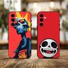 D-Skull Design  Phone Case For Samsung Galaxy A73,A72,A71,A70,A53,A52,A51,Others Soft Black Cover