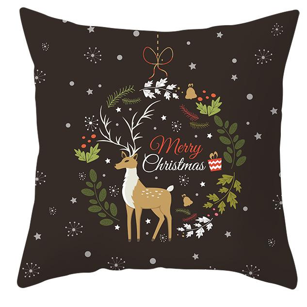New Christmas Pillowcase Small Fresh Christmas Tree Home Cushion Cover