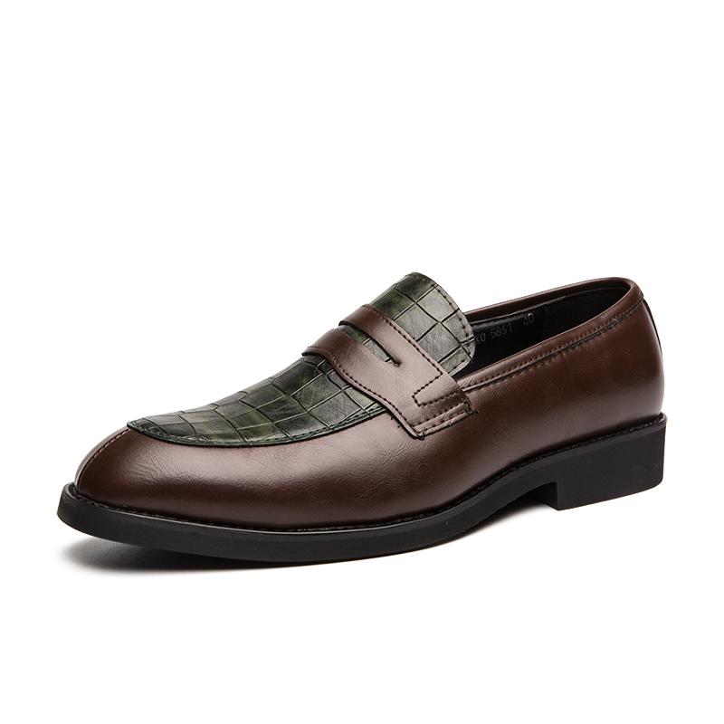 Fashion High Quality Penny Loafer Designer New Mens Leather Casual Shoes Formal Shoes for Men Driving Shoes Comfortable Brown Moccasins