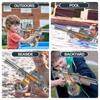 Non-Toxic Electric Water Gun Toy Powerful Automatic High Pressure Burst Play Adult/Children Summer Outdoor Swimming Pool Children Gift