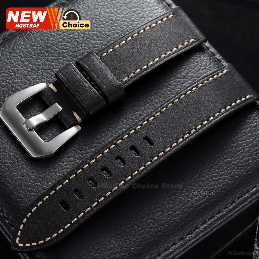 Vintage Wrist Watchband 18mm 20mm 22mm 24mm Universal Women Men Wristband Bracelet Smartwatch Leather Sport Wristbelt Accessory