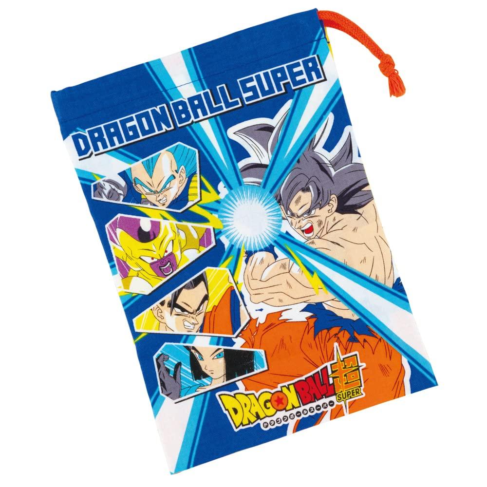 Skater Dragon Ball Super Cup Bag 21x15cm Kids Drawstring Pouch Made in Japan KB62-A Lunch Accessories School Supply Anime Character Gift