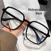 Large Face Black Slimming Glasses for Women - High Value, No Makeup Look, Prescription Compatible