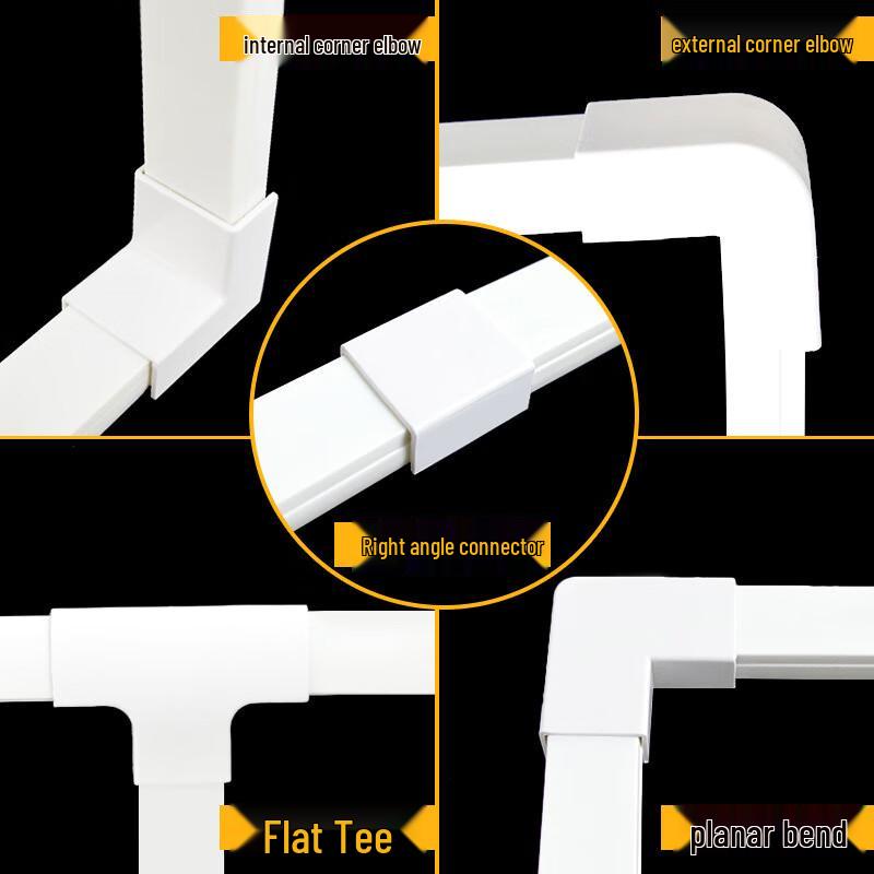 Self-Adhesive Flame-Retardant PVC Cable Raceway
