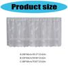 Breathable Sheer White Curtains for Window Stylish Lace Designs Kitchen Dining Decoration