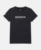 DESCENTE Tough Wording Graphic Short Sleeve T-Shirt Black Sr123Uts22 (C Type)