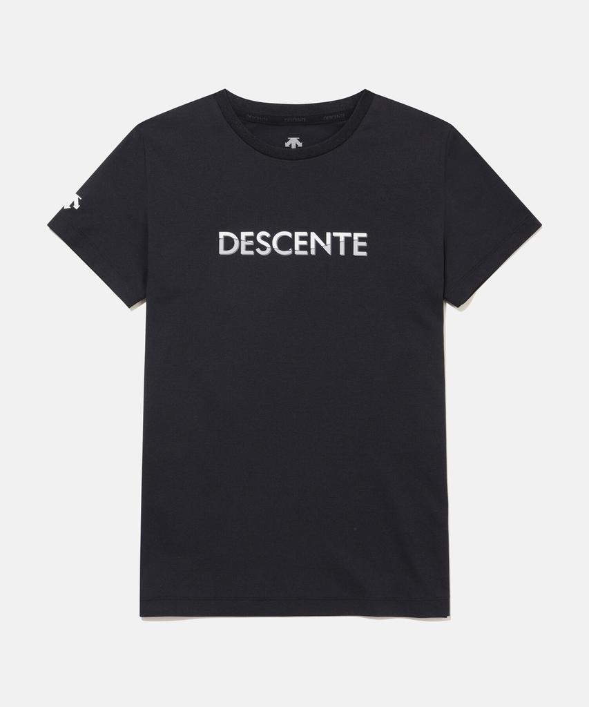 DESCENTE Tough Wording Graphic Short Sleeve T-Shirt Black Sr123Uts22 (C Type)
