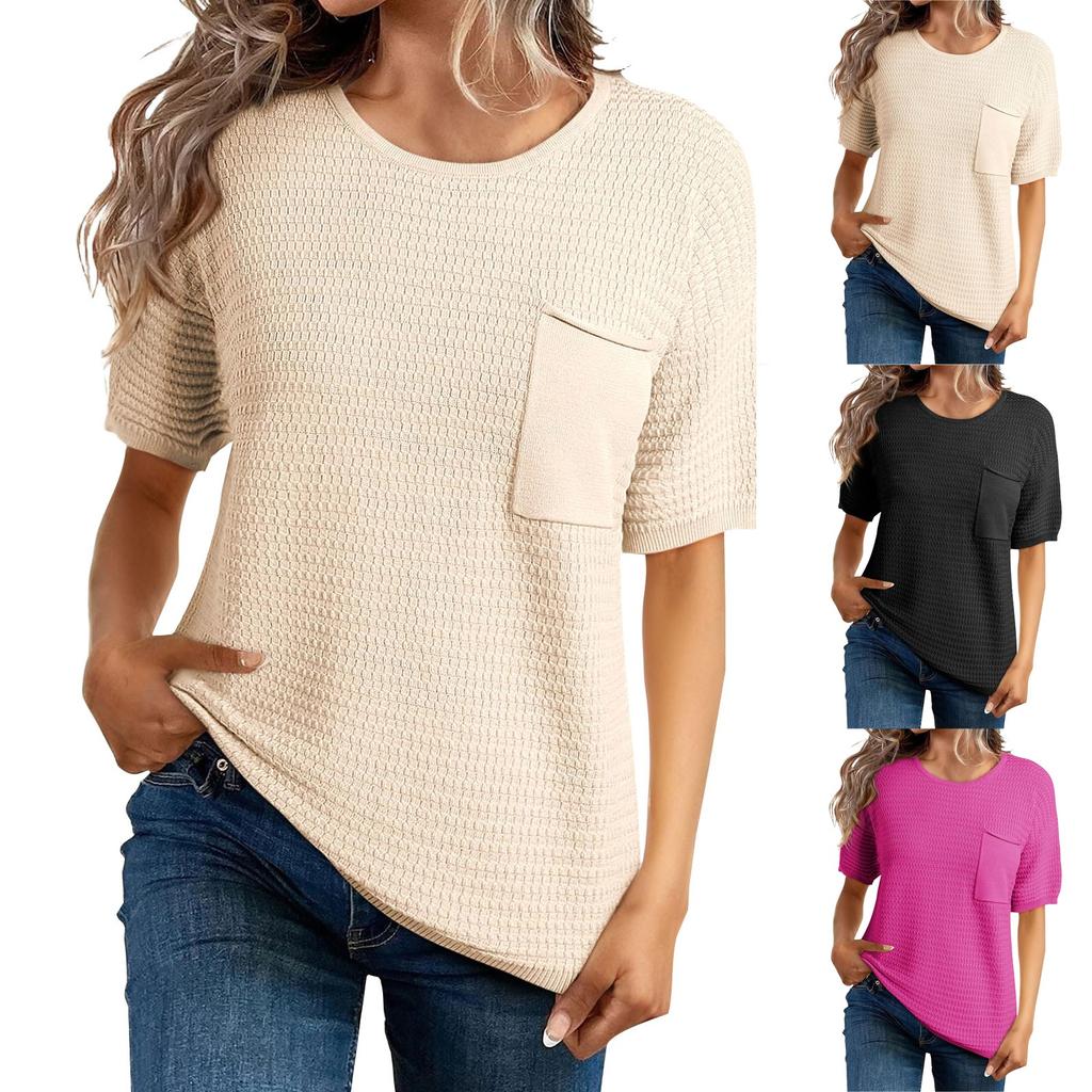 Women Casual Loose Shirts Fashion Tops T-shirts Tee