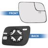 Motoforti Right Passenger Side Heated Mirror Glass Replacement for Ford Explorer 2011 2012 2013 2014 2015 2016 2017 Rear View Mirrors with Backing