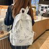 Sac à dos papillon couleur unie Petit sac à dos décontracté Fermeture éclair simple Sac à bandoulière Extérieur
