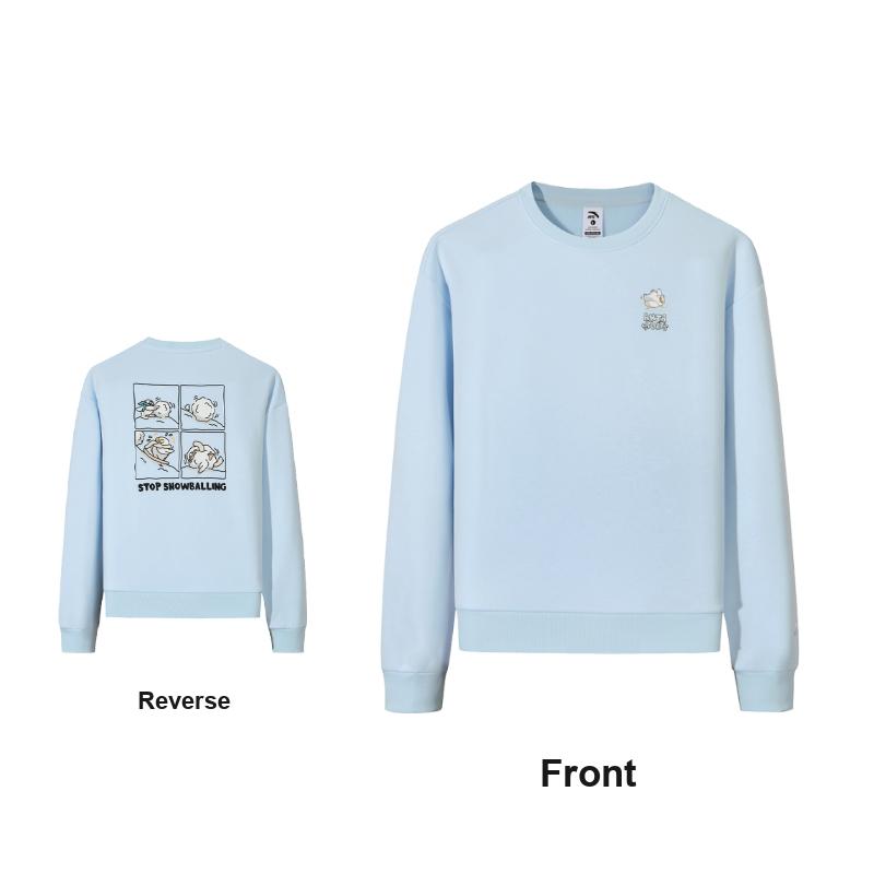 Anta Autumn Casual Sports Hoodie Women tops Frost-Blue 962548712-2