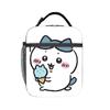 Süße Chiikawas Cartoon Isolierte Lunchtaschen Groß Essensbehälter Kühltasche Tragetasche Brotdose Büro Outdoor Lebensmitteltasche