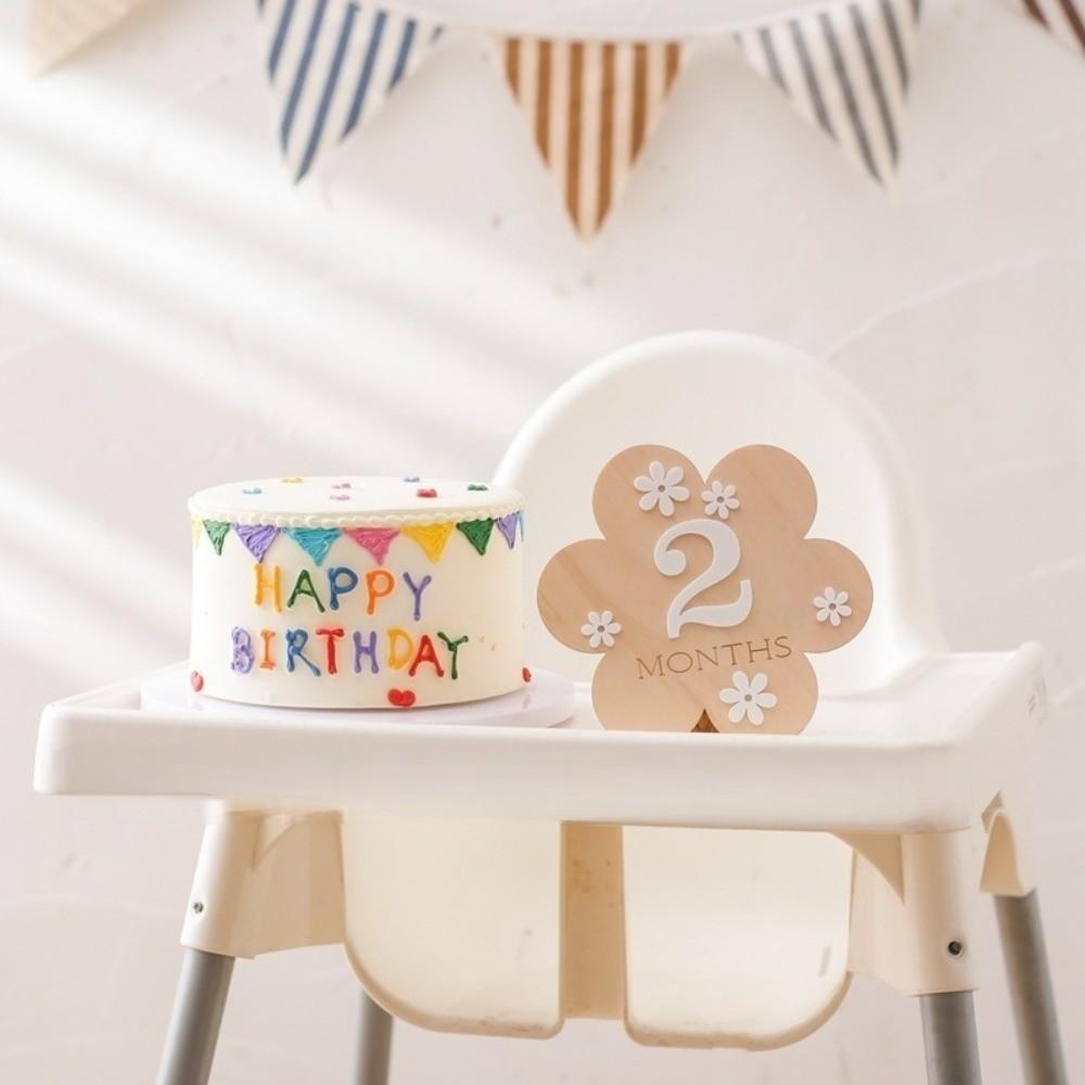 Calendar Baby Milestones Card Handmade Infant Birth Month Recording Card  Digital Photography