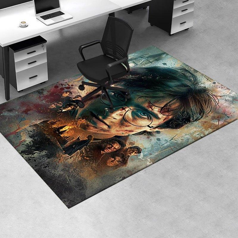 Harry Potter and the Deathly Hallows Part 2 Poster PrintOffice Mat Home Decor Office Rugs LB89