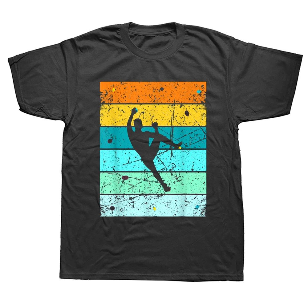 Short Sleeve Birthday Gifts Summer Tshirt Funny Indoor Wall Climber T Shirt Rock Mountain Climbing Graphic  Streetwear S