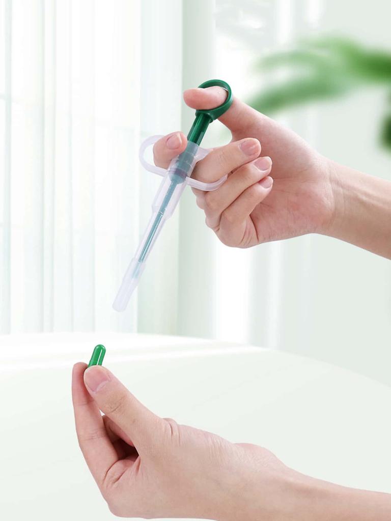 1pc Pet Pill Dispenser Tablet Syringe with Soft Tip for Cats Piller Shooter Food Feeding Tool Kit for Dogs and Small Animals