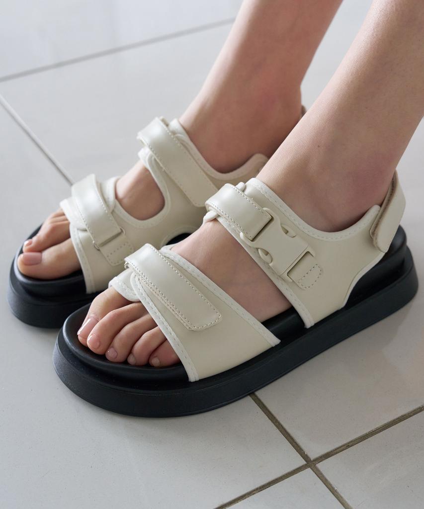 Nuus Leon Velcro Sandals [N5311]_3Color