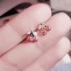 Korean Version Small Cherry Earring Fashionable Ear Piercing Earrings Temperament Simple Small Cool Style Female Earring