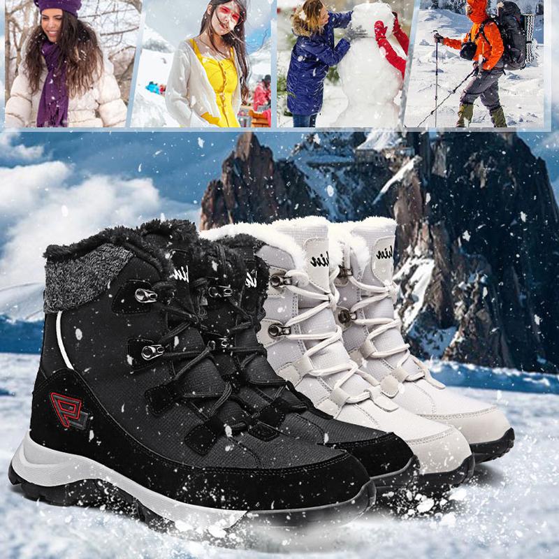 XG Winter Snow Boots Men Hiking Shoes Wool Lining Outdoor Hunting Boots Waterproof Mountaine Shoes Anti Slip Sport Shoes Women