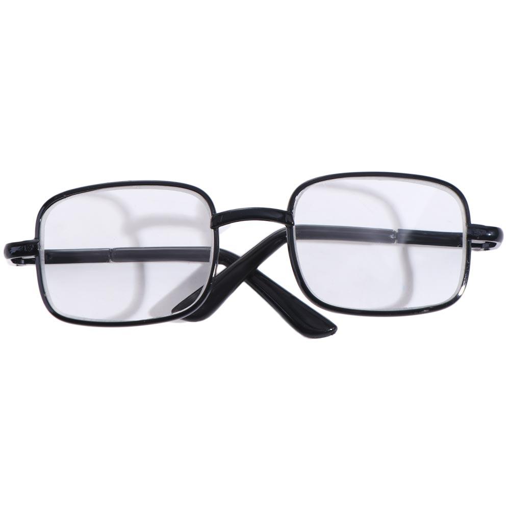 

8.5 CM Preppy Cotton Doll Glasses Square Lovely Idol Plush Doll Glasses Cartoon Kawaii Cotton Doll Eyeglasses чёрный