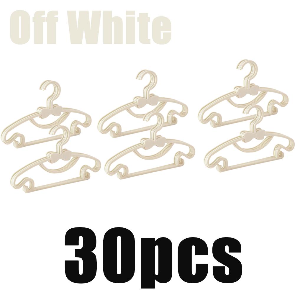 5/10/20/30/50pcs Of Children's Hangers Plastic Portable Towel Scarfs Hangers Kids Clothing Closet Storage Hanger Racks Accessory