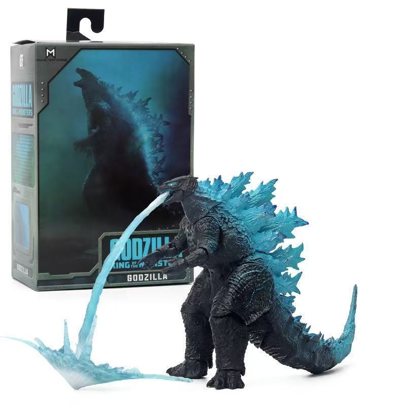 Godzilla vs Kong Action Figure Film Mechagodzilla Mostro Soffio Nucleare Giocattolo da Collezione Modello per Bambini Adulti