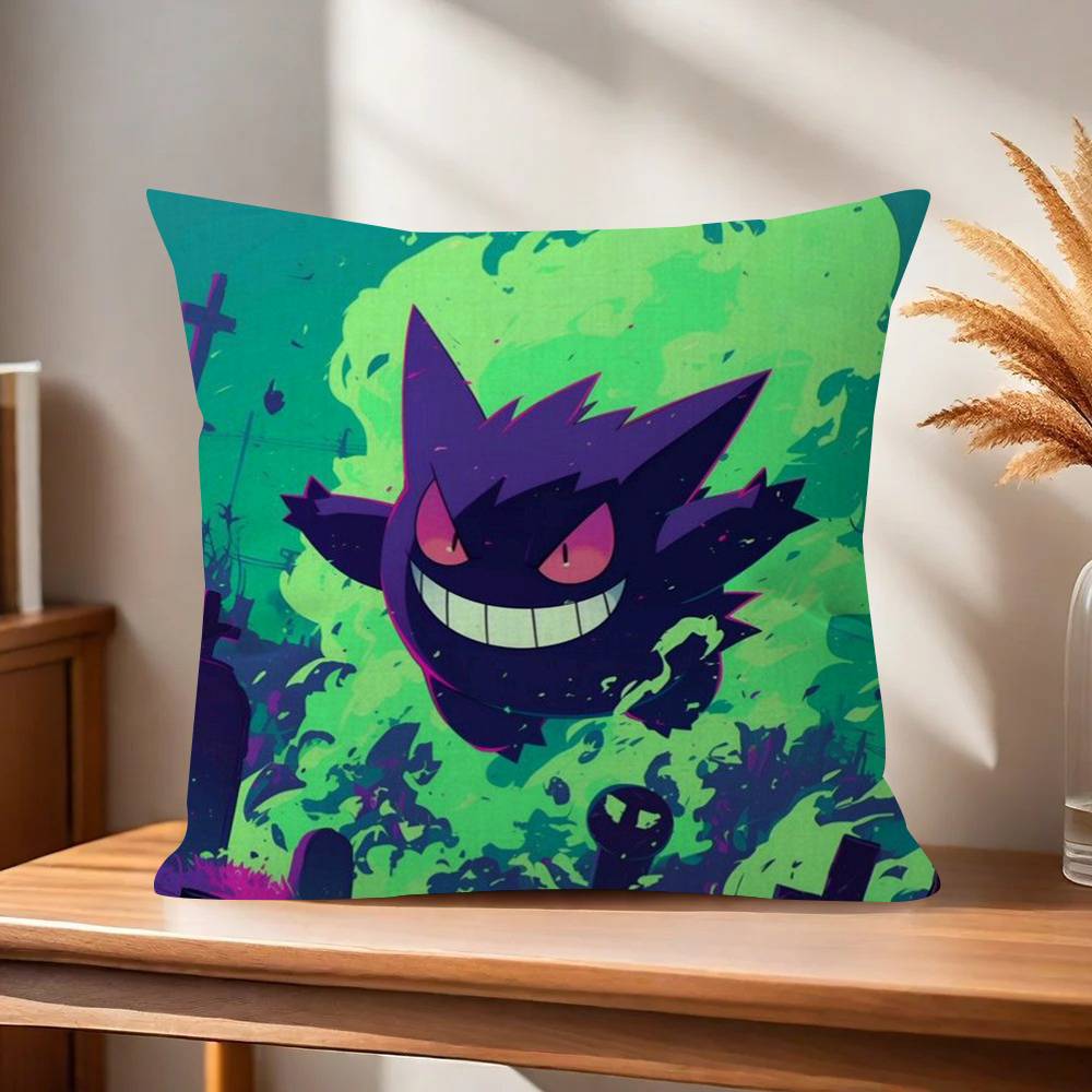Personalized Pillow Cover Kids Bedroom Wild Party Decor Pillowcase kid Birthday shower Gift Cartoon Anime GGengar cool
