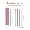 PATIKIL 30 Pcs 2.8mm Carpenter Pencils Refills, Solid Construction Pencils Lead, Break-Resistant Lead for Mechanical Carpenter Pencils, Red & Black