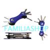 Keychain - Key Smart - Aluminum - Blue - Organized Storage - Quick Attachment