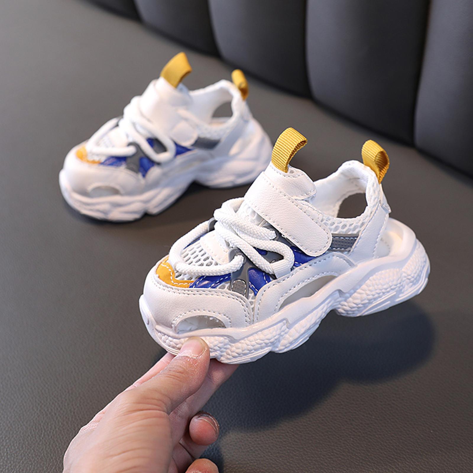 

Toddler Infant Kids Baby Girls Boys Mesh Breathable Shoes Sport Sandals 25 синий