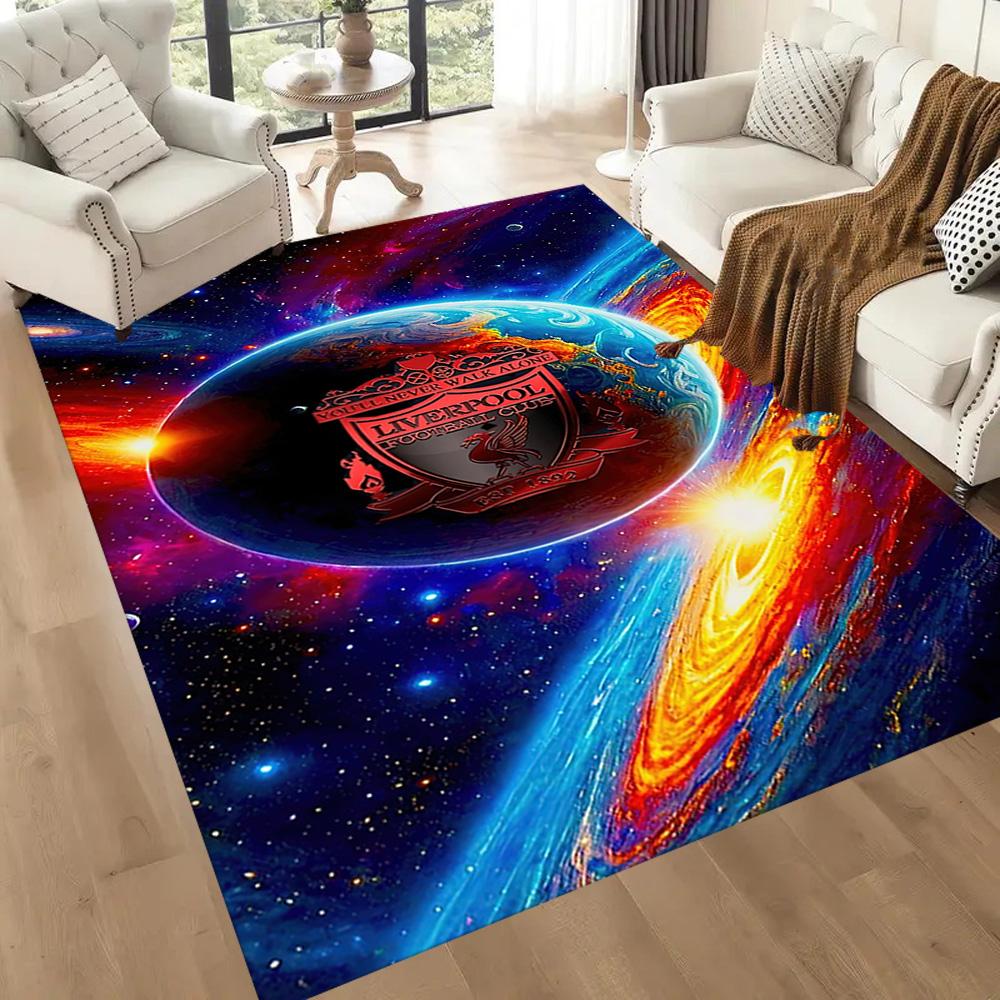 Liverpool Football Club Floor Rug Office Rug Design For Study Room Entryway Playrooms Outdoor Antislip Rug Anime Office Decor Spiritual Gift