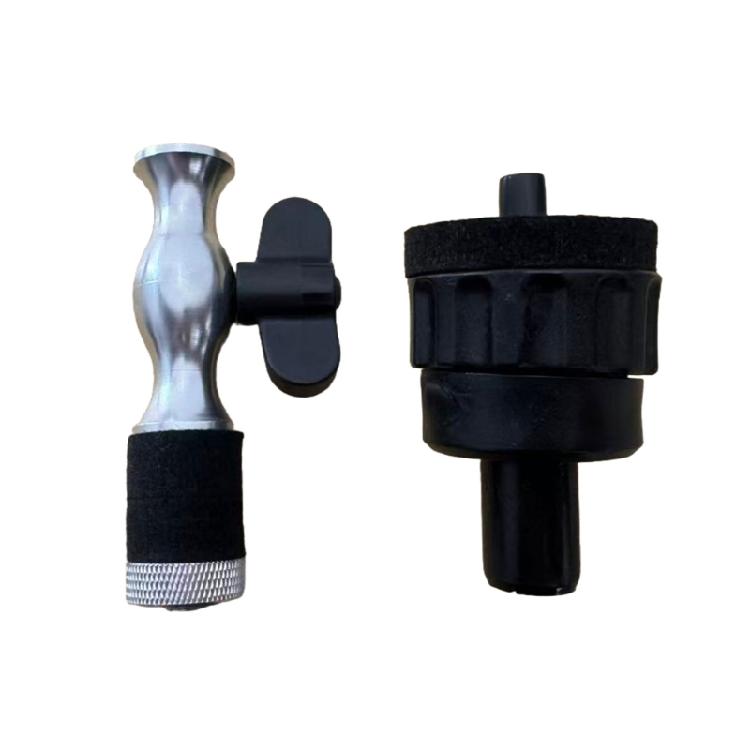 Pedal Clutch Jazz Drum Clutch Cymbal Stand Post Jazz Drum Parts Accessory Metal Silver Color Standard for Drum Cymbal