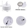 100 Pack Realistic and Bright Flickering Battery Operated Flameless LED Tea Lights Candles, Tealights Electric Fake Candles for Halloween Christmas W