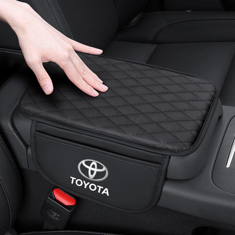 Car Armrest Box Height Pad Mounted Memory Cotton Central Box Car Interior For Toyota GR Sport Hilux Aygo Yaris Corolla Rav4 CHR Auris Cruiser Camry