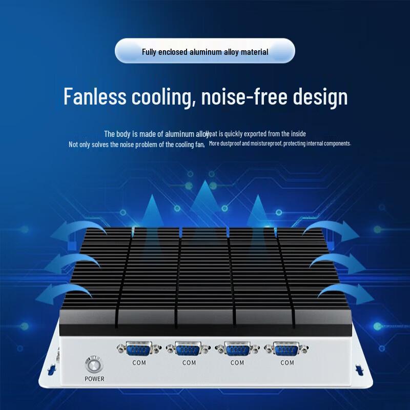 Fanless Industrial Mini PC with Serial Ports (CN version)