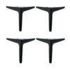4Pcs Metal Furniture Feet Legs Replacement Sofa Couch Legs Modern Style Triangle Dresser Legs Easy To Installation