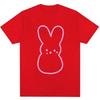 Lil Peep Emo Rabbit Girl Fun Meme Summer Mens Casual Loose Short sleeved Tshirt