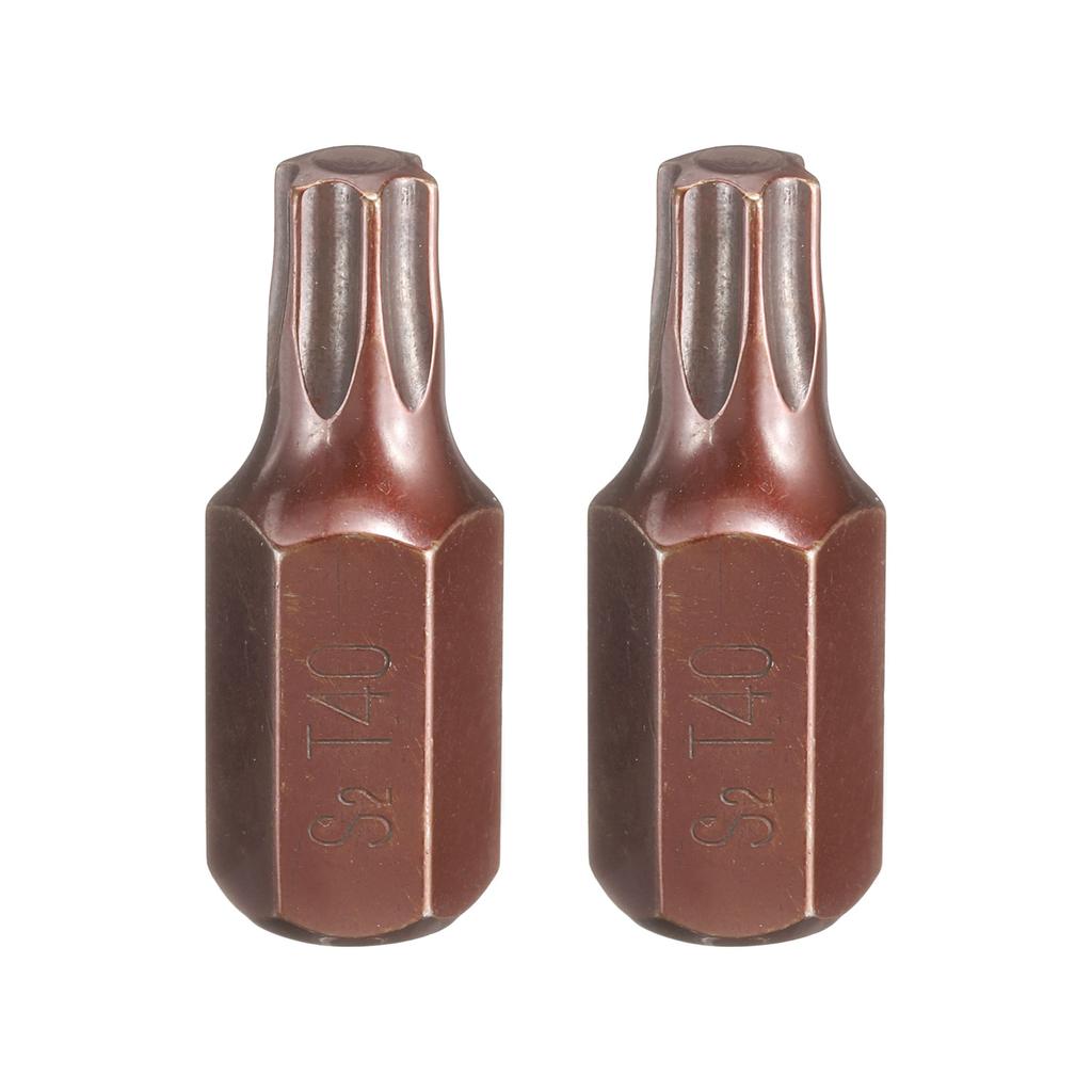 Torx Screwdriver Bit Hex Shank 30mm S2 Steel Security Tamper Proof Head Hex Screw Driver Bits T20 T25 T27 T30 T35 T40 T45 T50